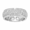 Discount 💯 Unbranded 10k White Gold 3/4 Carat T.W. Diamond Pave Ring 🌟