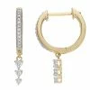 Cheap 🧨 Unbranded 10k Gold 1/6 Carat T.W. Diamond Drop Earrings 🌟