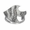 Coupon ❤️ Unbranded Lavish By TJM Sterling Silver Crystal Fish Ring 👏