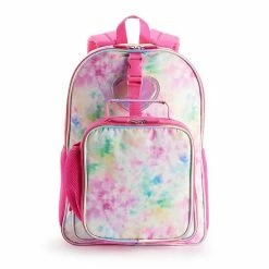 Deals ⭐ Unbranded Love @ First Sight Fashion Tie-Dye Unicorn 🎒 Backpack & Lunch Bag Set 😉