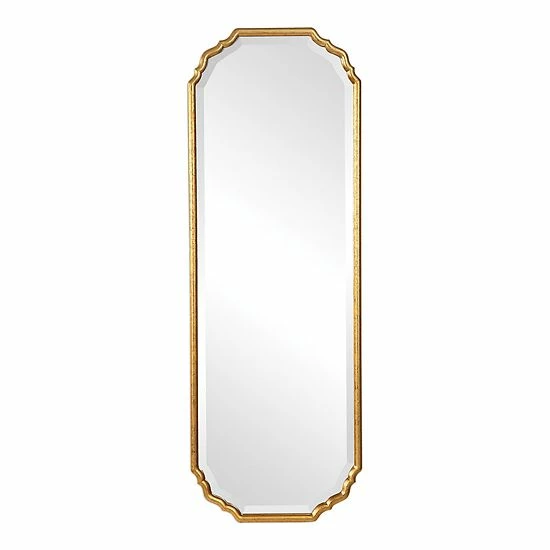 Best reviews of 😉 Unbranded Elegant Curved Corners Metallic Gold Leaf Finish Wall Mirror 😍