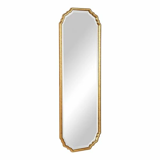 Best reviews of 😉 Unbranded Elegant Curved Corners Metallic Gold Leaf Finish Wall Mirror 😍 - Image 3