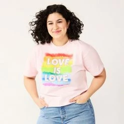 Promo 🥰 Unbranded Juniors' Love Is Love Pride Tee ❤️