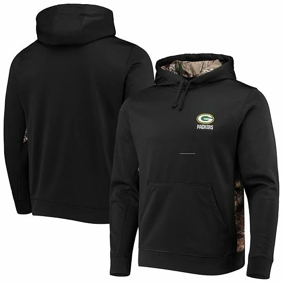 Wholesale 🤩 Unbranded Men's Dunbrooke Black/Realtree Camo Green Bay Packers Logo Ranger Pullover Hoodie ✔️ - Image 2
