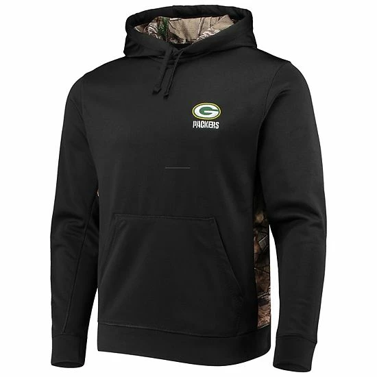 Wholesale 🤩 Unbranded Men's Dunbrooke Black/Realtree Camo Green Bay Packers Logo Ranger Pullover Hoodie ✔️ - Image 3