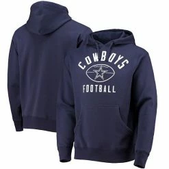 Hot Sale 🔔 Unbranded Men's Navy Dallas Cowboys Livingston Pullover Hoodie ⌛
