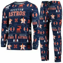 Best deal 💯 Unbranded Men's FOCO Navy Houston Astros Ugly Pajama Set 🥰