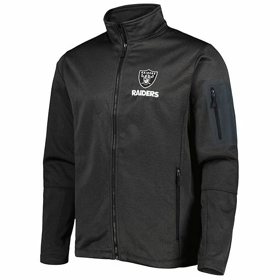 Top 10 ๐ Unbranded Men's Dunbrooke Heather Black Las Vegas Raiders Freestyle ๐งฅ Coated Tech Fleece Full-Zip Jacket ๐ - Image 3