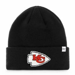 Best Pirce 🤩 Unbranded Men's '47 Black Kansas City Chiefs Secondary Basic Cuffed Knit Hat ⌛