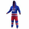Best Sale 😍 Unbranded New York Rangers Royal Blue Hockey Jersey Pajamas 💯
