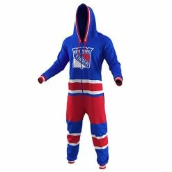 Best Sale 😍 Unbranded New York Rangers Royal Blue Hockey Jersey Pajamas 💯