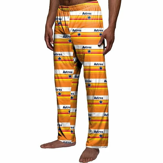 New 🎉 Unbranded Men's FOCO Orange Houston Astros Cooperstown Collection Repeat Pajama Pants 🎉 - Image 4