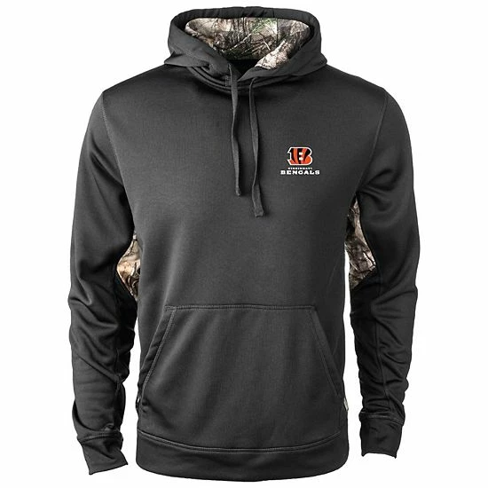 Coupon 💯 Unbranded Men's Black/Realtree Camo Cincinnati Bengals Logo Ranger Pullover Hoodie 🤩