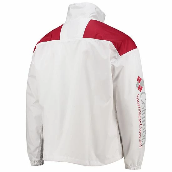 Cheapest 🥰 Unbranded Men's Columbia White Alabama Crimson Tide Santa Ana Anorak Quarter-Zip Jacket 🎁 - Image 4