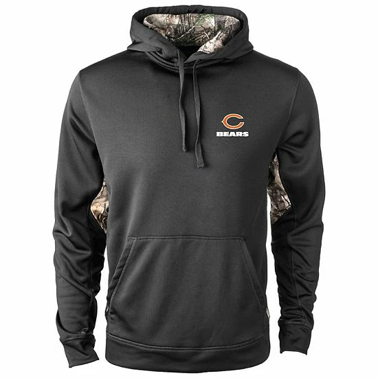 Outlet ๐ฏ Unbranded Men's Dunbrooke Black/Realtree Camo Chicago Bears Logo Ranger Pullover Hoodie ๐