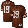 Cheap 🔥 Unbranded Men's Mitchell & Ness Bernie Kosar Brown Cleveland Browns Legacy Replica Jersey 🤩