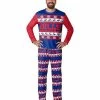 Coupon 😀 Unbranded Men's FOCO Royal Buffalo Bills Team Ugly Pajama Set ✨