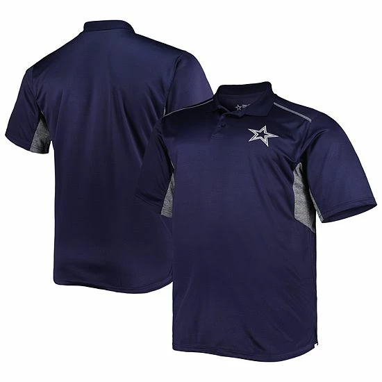 Coupon ⭐ Unbranded Men's Navy Dallas Cowboys Big & Tall Team Color Polo ⌛