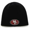 Discount ✨ Unbranded Men's '47 Black San Francisco 49ers Primary Logo Knit Beanie 🤩