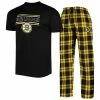 Best reviews of 🔥 Unbranded Men's Concepts Sport Black/Gold Boston Bruins Badge T-Shirt & Pants Sleep Set 👍