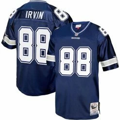 Best Pirce ⌛ Unbranded Men's Mitchell & Ness Michael Irvin Navy Dallas Cowboys 1996 Legacy Replica Jersey 😉