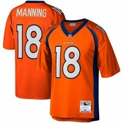 Best Pirce 🤩 Unbranded Men's Mitchell & Ness Peyton Manning Orange Denver Broncos 2015 Legacy Replica Jersey 😉