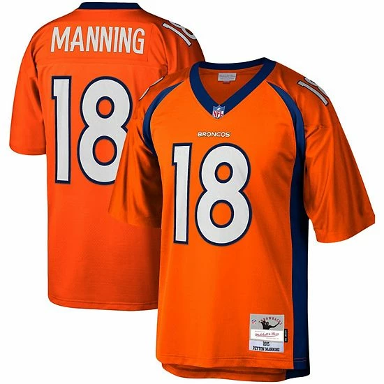 Best Pirce ๐คฉ Unbranded Men's Mitchell & Ness Peyton Manning Orange Denver Broncos 2015 Legacy Replica Jersey ๐