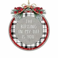 Coupon 💯 Unbranded Blessing Is You Cement 🔔 Christmas Ornament 👏