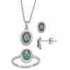 Discount ✨ Unbranded Mystic Topaz Cubic Zirconia Earring, Pendant & Ring Set 🎁