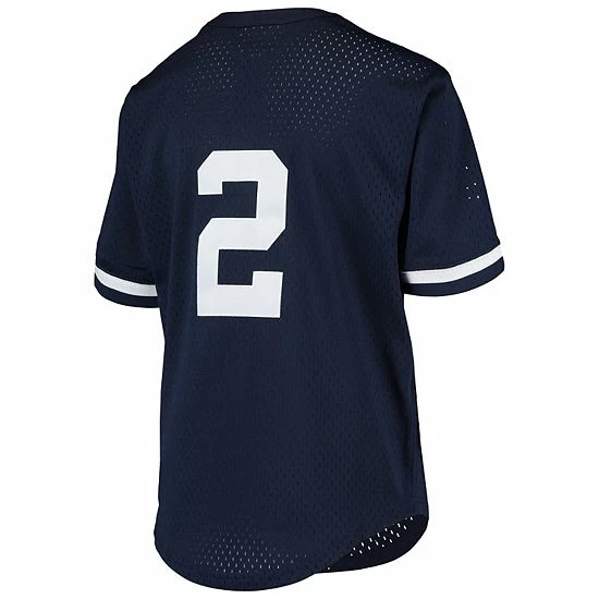Best Pirce 🛒 Unbranded Youth Mitchell & Ness Derek Jeter Navy New York Yankees Cooperstown Collection Mesh Batting Practice Jersey ⌛ - Image 4