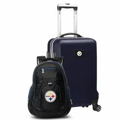 Top 10 🔥 Unbranded Pittsburgh Steelers Deluxe Hardside Spinner Carry-On & 🎒 Backpack Set Stl Pink ❤️