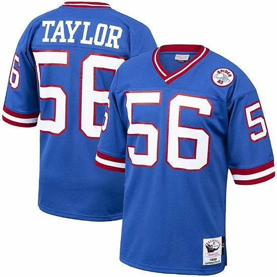 Wholesale 🎁 Unbranded Men's Mitchell & Ness Lawrence Taylor Royal New York Giants 1986 Authentic Throwback Retired Player Jersey 🎁 - Image 2
