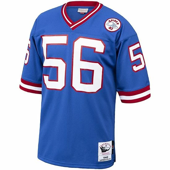 Wholesale 🎁 Unbranded Men's Mitchell & Ness Lawrence Taylor Royal New York Giants 1986 Authentic Throwback Retired Player Jersey 🎁 - Image 3