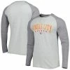 Outlet 🎉 Unbranded Men's Concepts Sport Heather Gray Kansas City Chiefs Ledger Raglan Long Sleeve Henley T-Shirt 😉