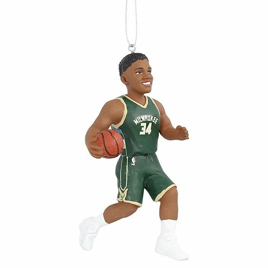 New 🌟 Unbranded FOCO Giannis Antetokounmpo Milwaukee Bucks Player Ornament 🌟
