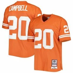 Top 10 😉 Unbranded Men's Mitchell & Ness Earl Campbell Texas Orange Texas Longhorns Authentic Jersey 🛒