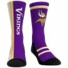 Discount 👍 Unbranded Rock Em 🧦 Socks Minnesota Vikings Classic Uniform Crew 🧦 Socks 😀