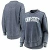 Top 10 ✔️ Unbranded 👩 Women's Pressbox Heathered Navy Penn State Nittany Lions Vintage Wash Pullover Sweatshirt 🔥