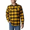 Flash Sale 🌟 Unbranded Men's Columbia Gold Iowa Hawkeyes Flare Gun Flannel Team Button-Up 👕 Shirt 🥰