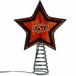 Cheap 😀 Unbranded Oklahoma State Cowboys Mosaic Tree Topper 🥰