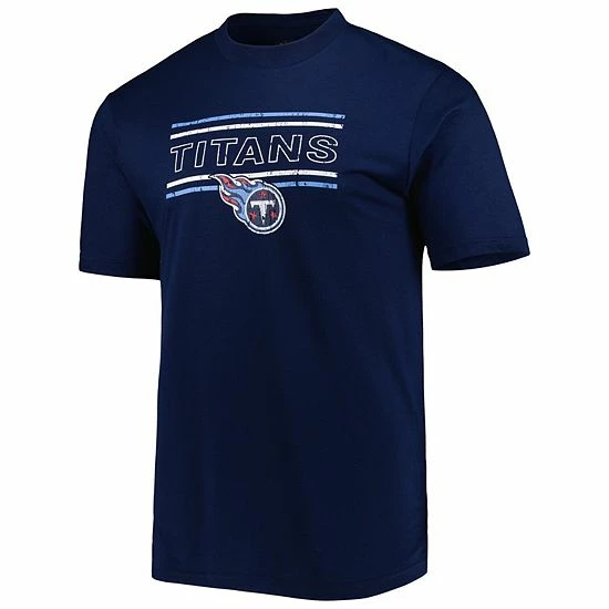 Best Sale ๐ Unbranded Men's Concepts Sport Navy/Gray Tennessee Titans Badge Top & Pants Set ๐ - Image 3