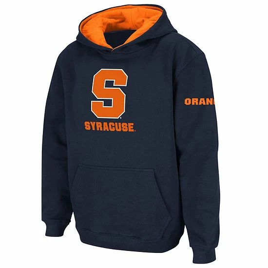 Flash Sale 🛒 Unbranded Youth Stadium Athletic Navy Syracuse Orange Big Logo Pullover Hoodie 🛒 - Image 2