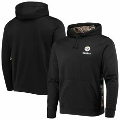 Budget 🌟 Unbranded Men's Dunbrooke Black/Realtree Camo Pittsburgh Steelers Logo Ranger Pullover Hoodie ✔️
