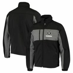 Promo 😍 Unbranded Men's Dunbrooke Black Las Vegas Raiders Circle Zephyr Softshell Full-Zip Jacket ✔️
