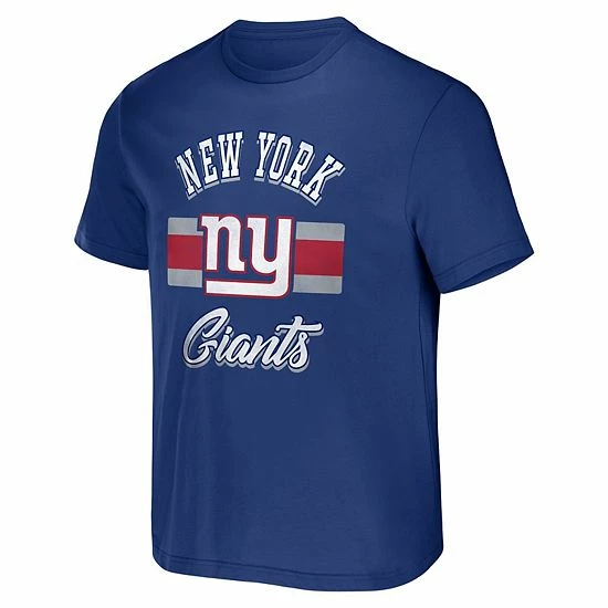 New 💯 Unbranded Men's NFL X Darius Rucker Collection By Fanatics Royal New York Giants Stripe T-Shirt 😉 - Image 3