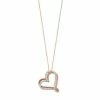 Top 10 ✨ Unbranded 1/4 Carat T.W. Diamond Heart Pendant Necklace Rose Tone 😉