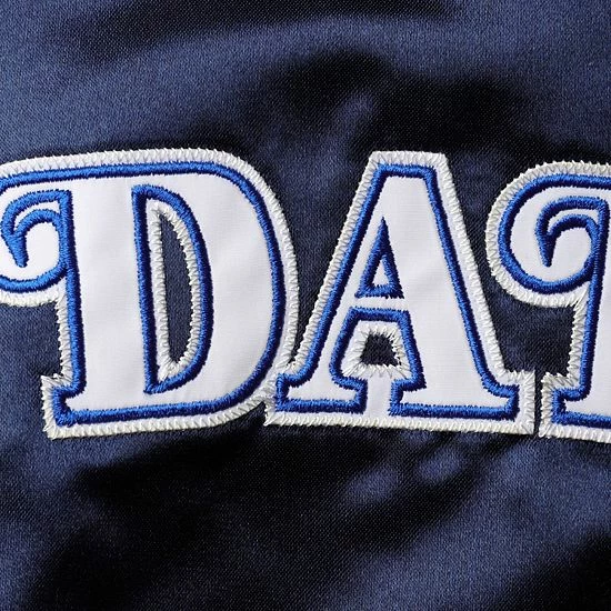 Top 10 💯 Unbranded Youth Mitchell & Ness Navy Dallas Mavericks Hardwood Classics Satin Raglan Full-Snap Jacket ⌛ - Image 5