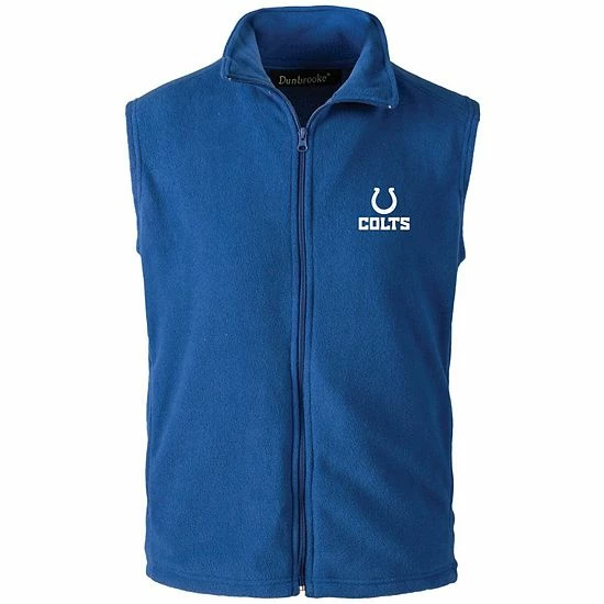 Best Sale ๐ Unbranded Men's Royal Indianapolis Colts Houston Fleece Full-Zip Vest ๐