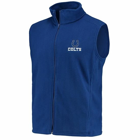 Best Sale ๐ Unbranded Men's Royal Indianapolis Colts Houston Fleece Full-Zip Vest ๐ - Image 3