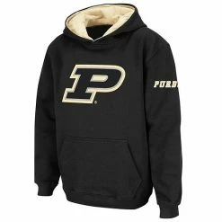 Brand new 🧨 Unbranded Youth Stadium Athletic Black Purdue Boilermakers Big Logo Pullover Hoodie 🎁